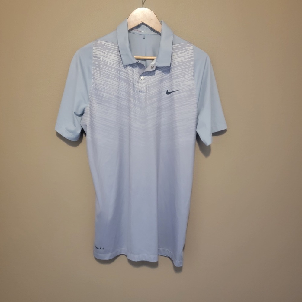 Nike Light Blue Polo Shirt